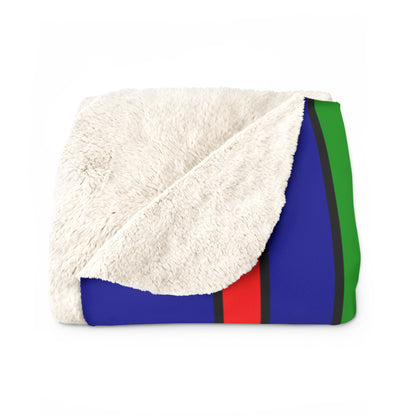 Gambia Retro Stripes Blanket Throw