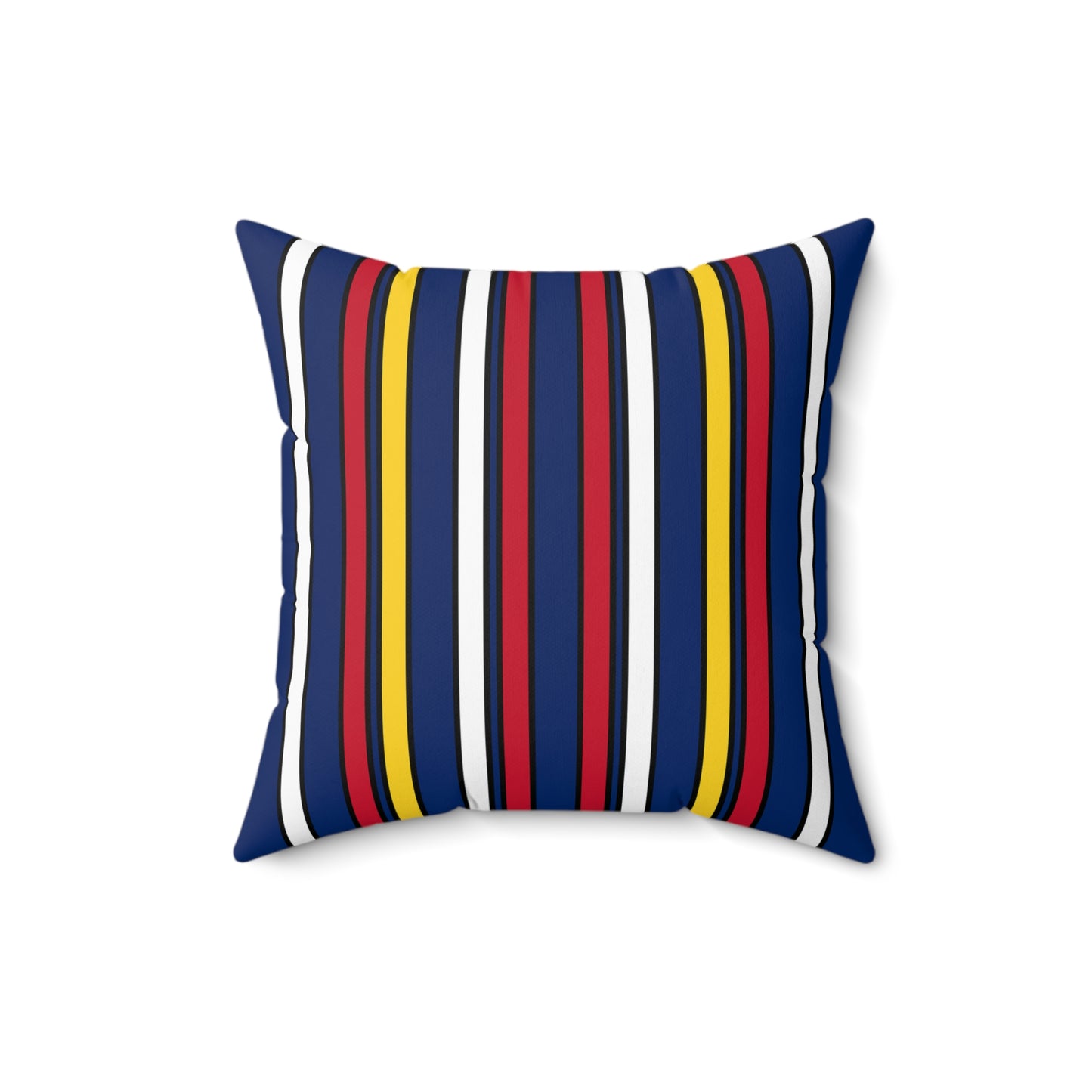 Turks And Caicos Islands Retro Stripes Cushion Pillow