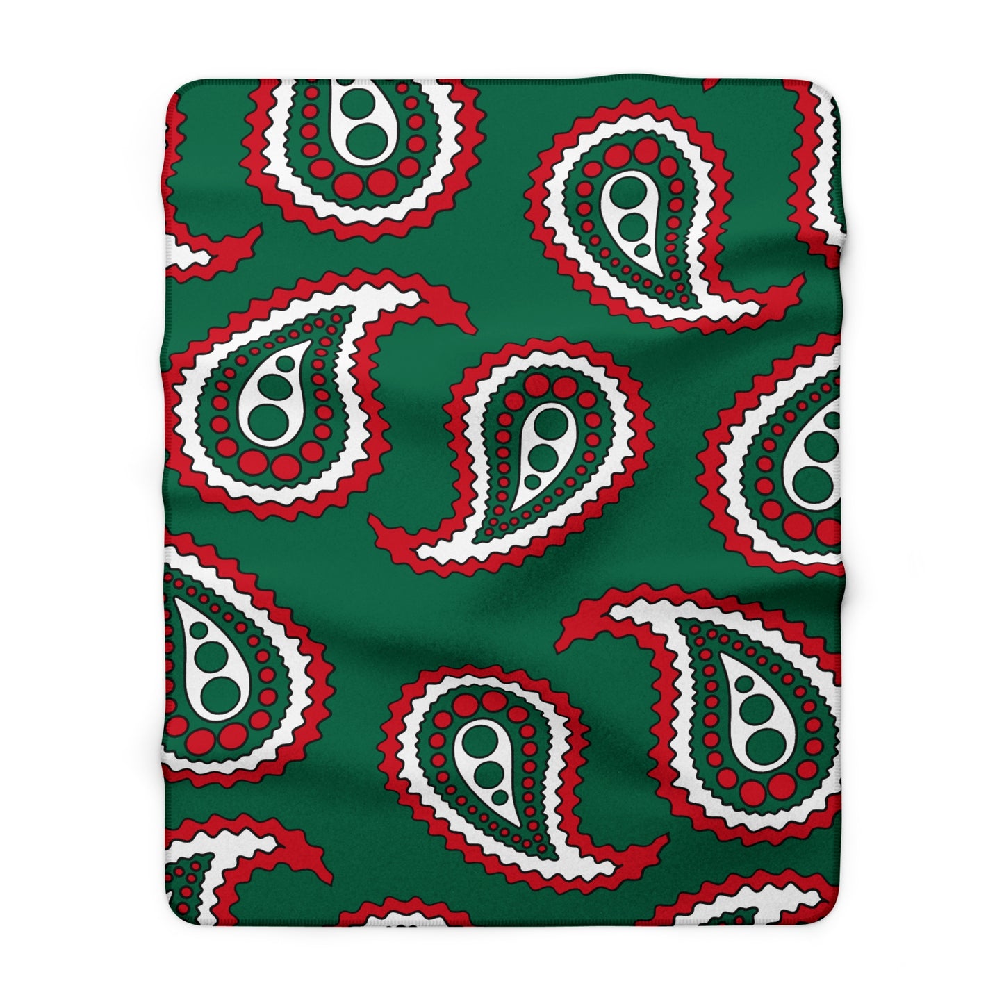 Mexico Retro Paisley Blanket Throw