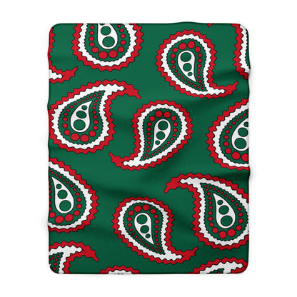 Mexico Retro Paisley Blanket Throw