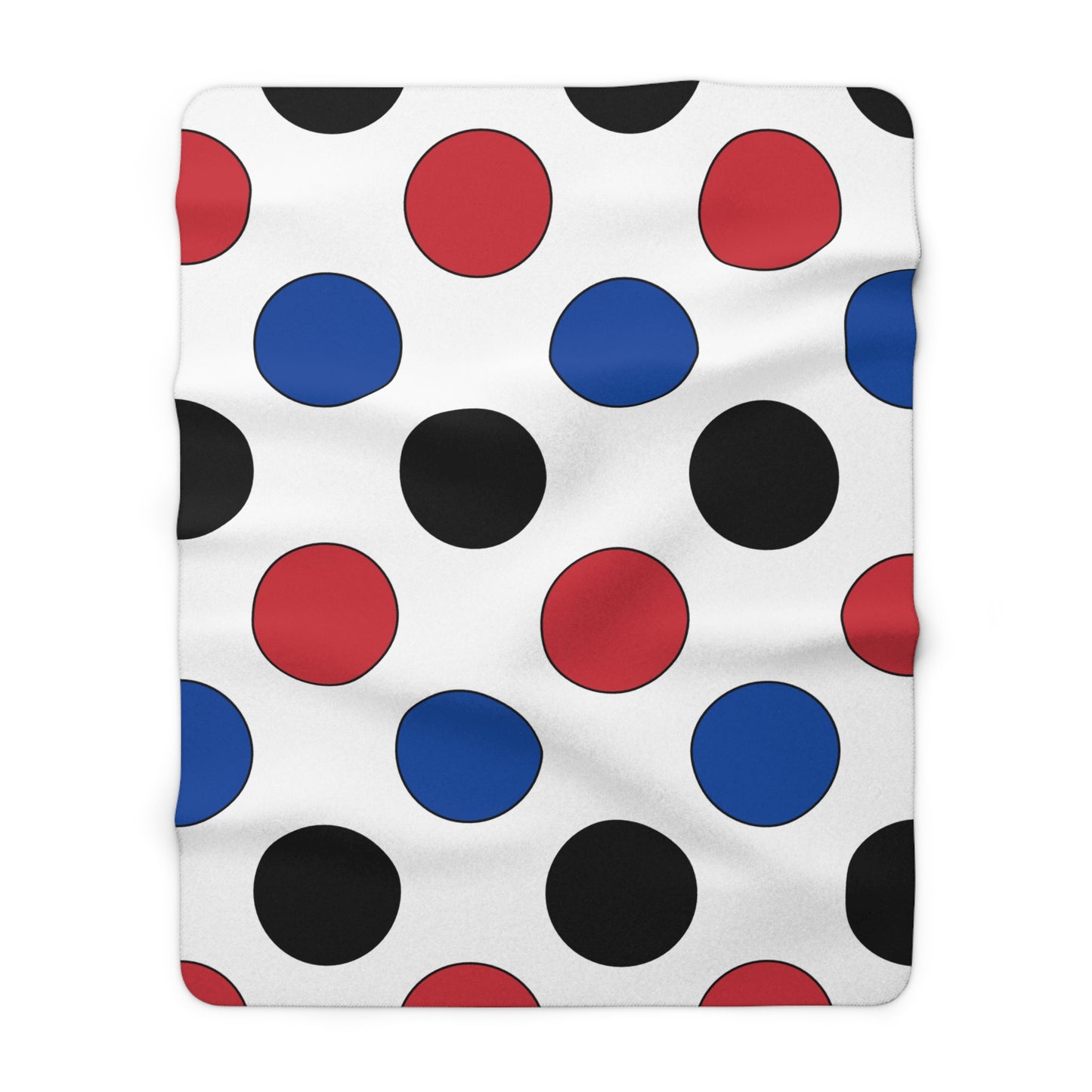Republic Of Korea Retro Polka Dots Blanket Throw