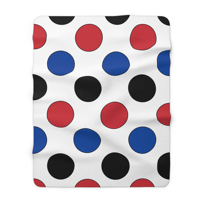 Republic Of Korea Retro Polka Dots Blanket Throw