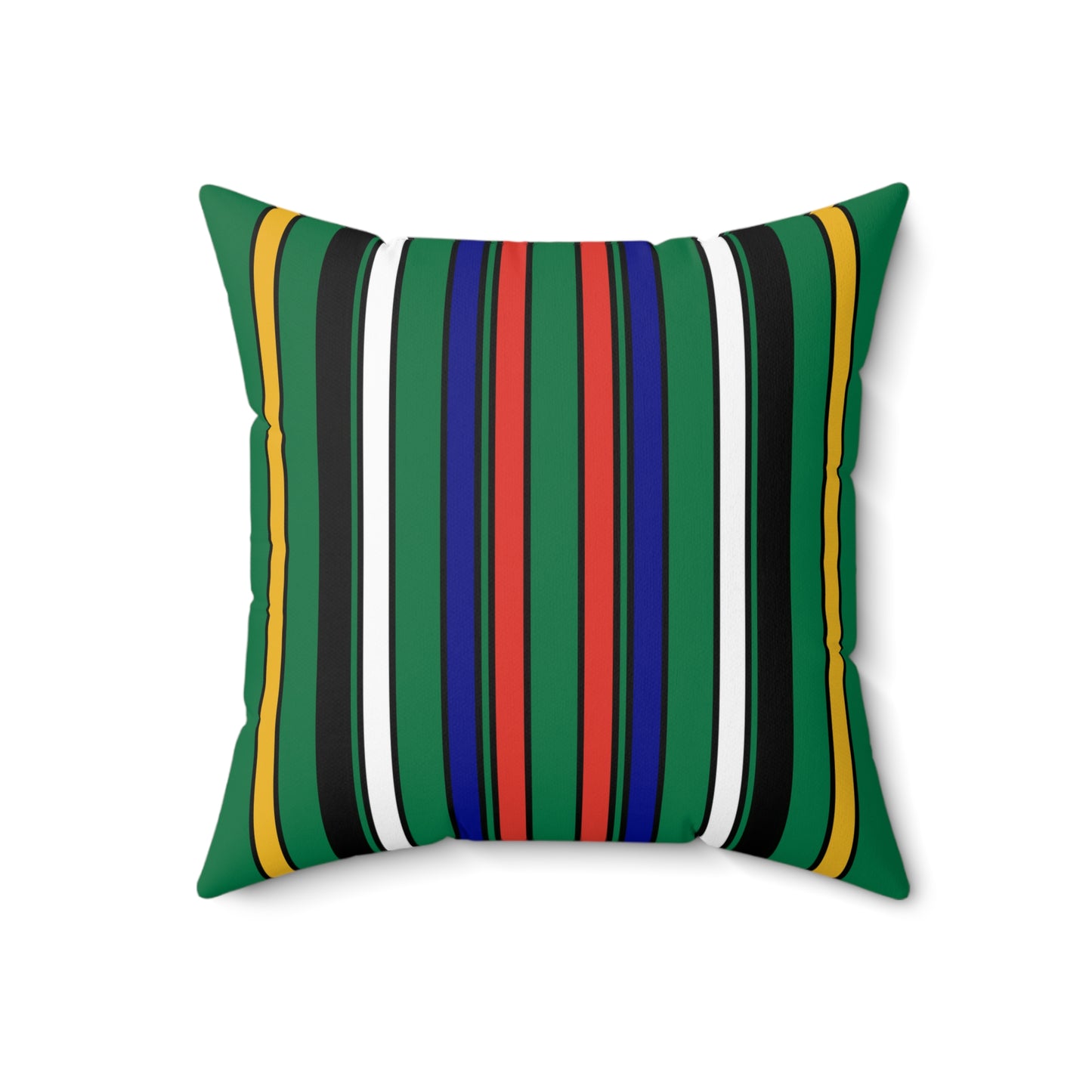 South Africa Retro Stripes Cushion Pillow