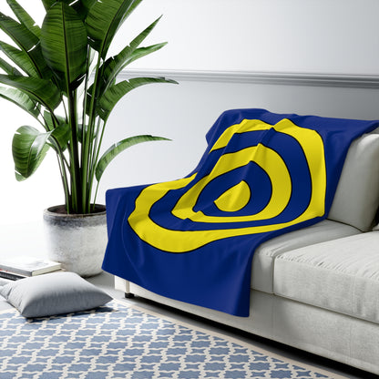 Curacao Retro Target Blanket Throw