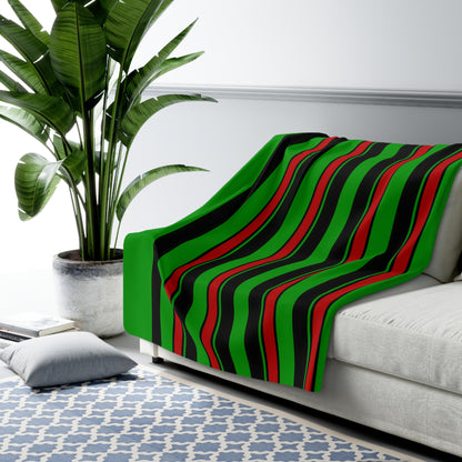 Afghanistan Retro Stripes Blanket Throw