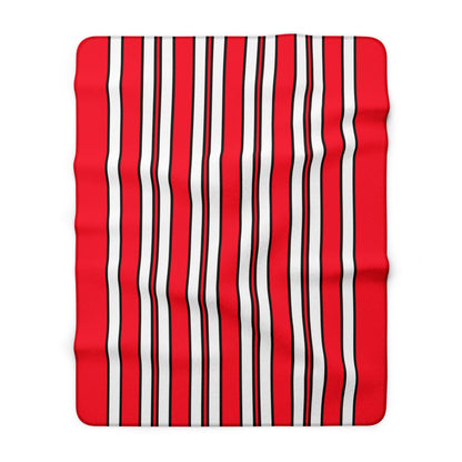 Monaco Retro Stripes Blanket Throw