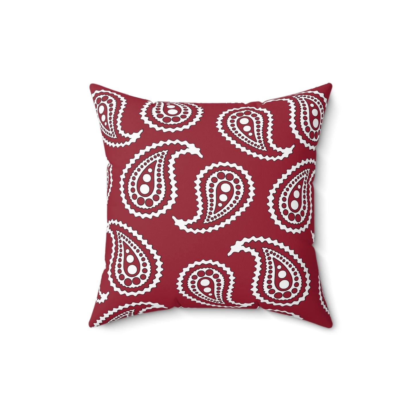 Latvia Retro Paisley Cushion Pillow