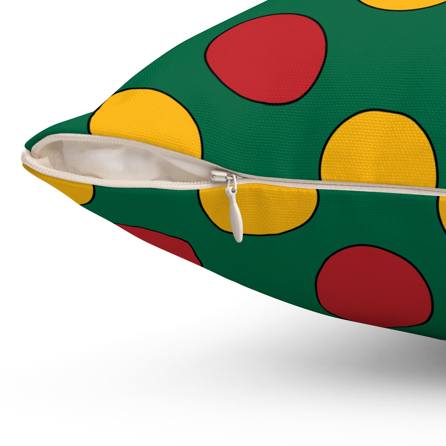 Lithuania Retro Polka Dots Cushion Pillow