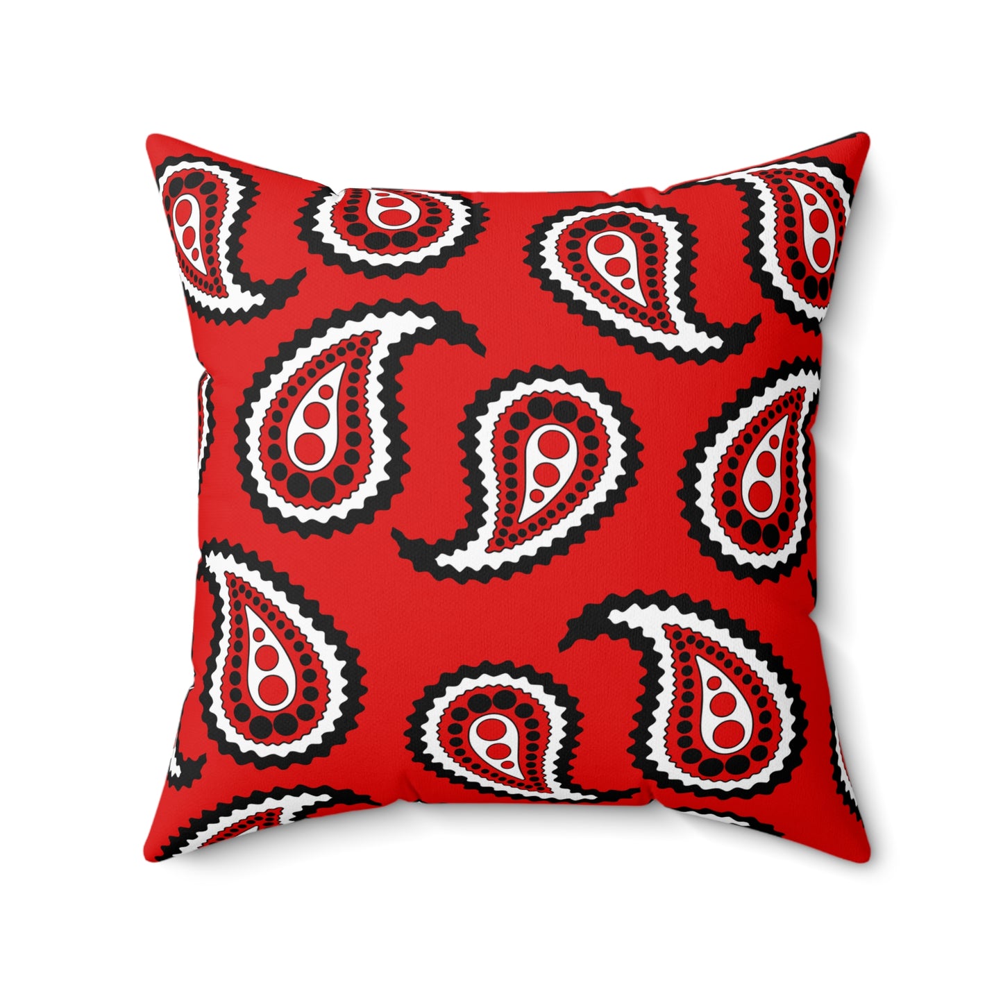 Trinidad And Tobago Retro Paisley Cushion Pillow