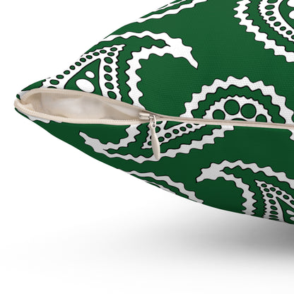 Saudi Arabia Retro Paisley Cushion Pillow