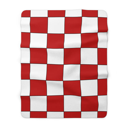 Tonga Retro Check Blanket Throw