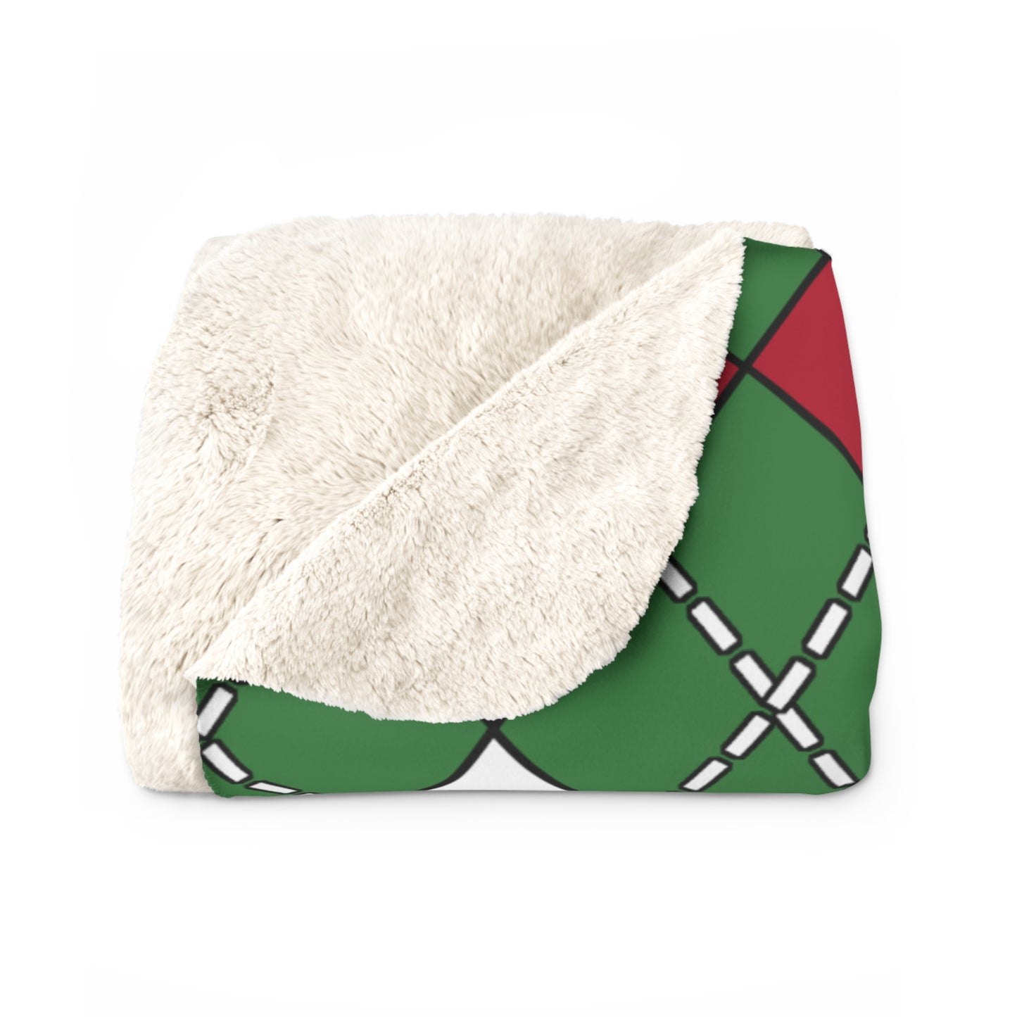 Suriname Retro Argyle Blanket Throw