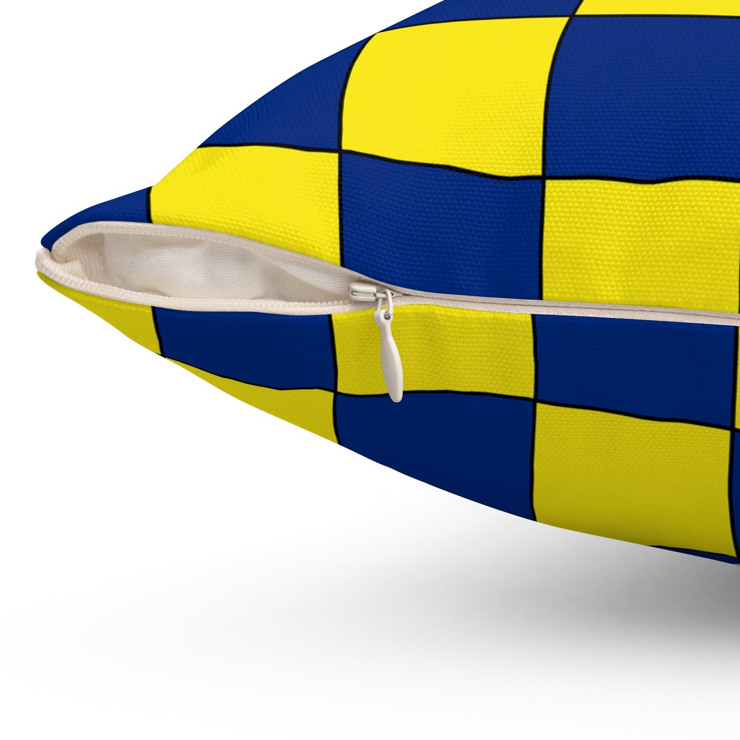 Curacao Retro Check Cushion Pillow