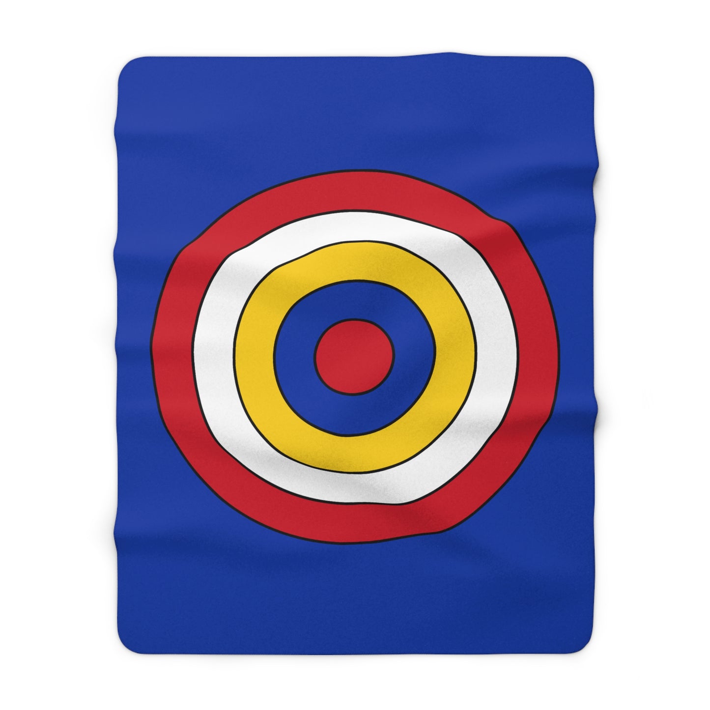 Philippines Retro Target Blanket Throw