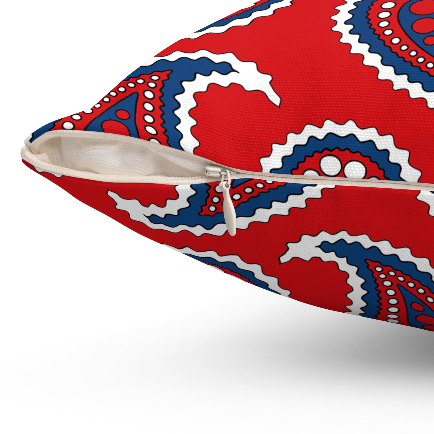 Czechia Retro Paisley Cushion Pillow