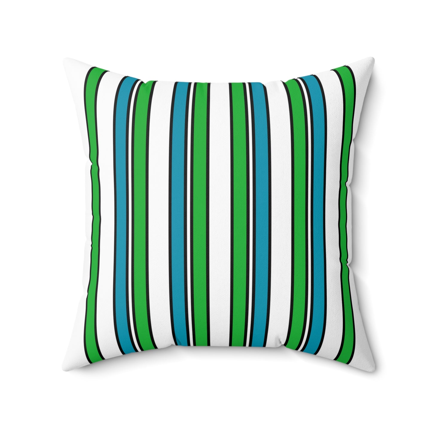 Uzbekistan Retro Stripes Cushion Pillow