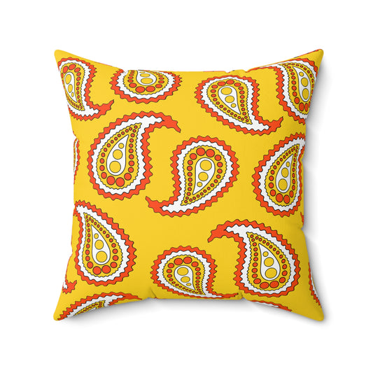 Bhutan Retro Paisley Cushion Pillow