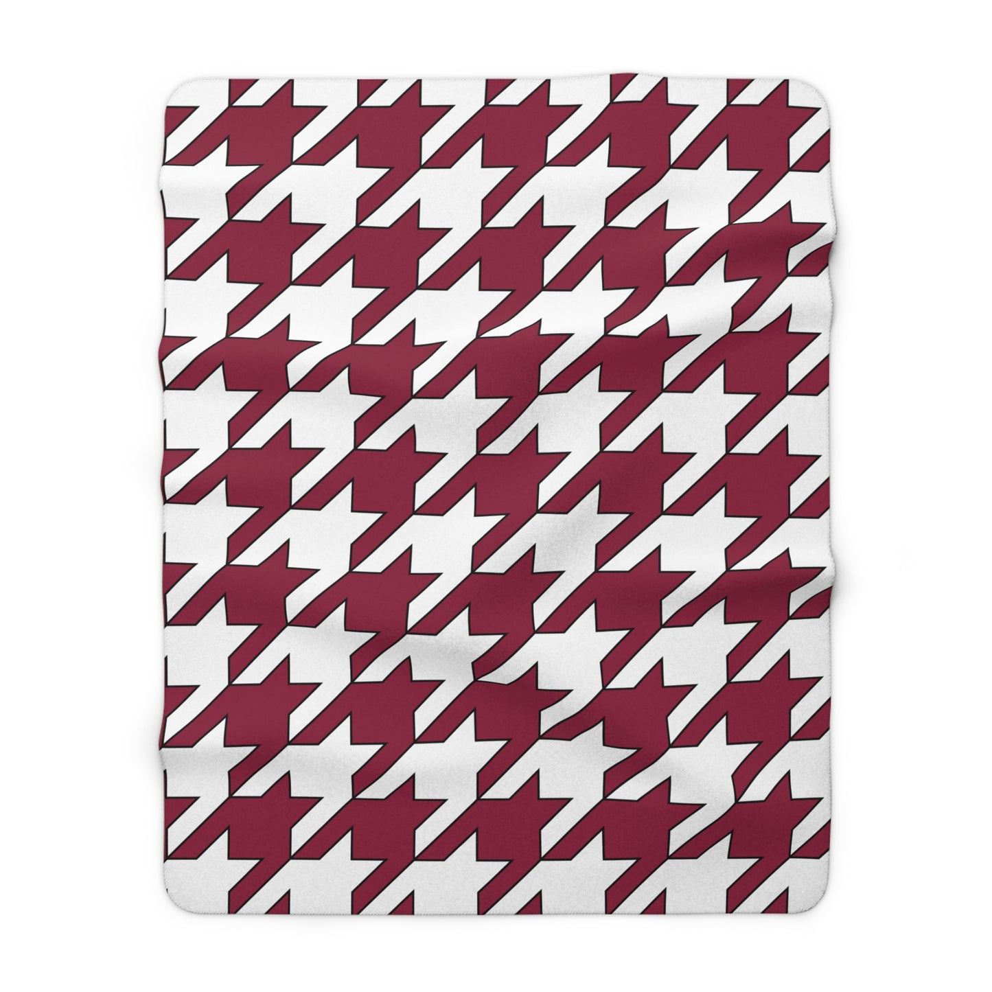 Qatar Retro Houndstooth Blanket Throw