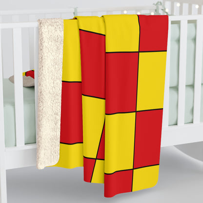 Catalonia Retro Check Blanket Throw