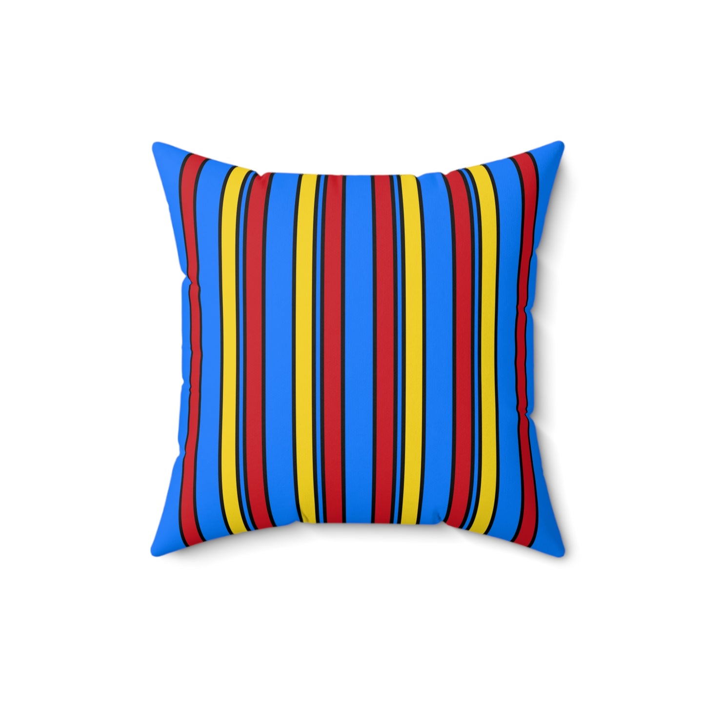 Democratic Republic of the Congo Retro Stripes Cushion Pillow