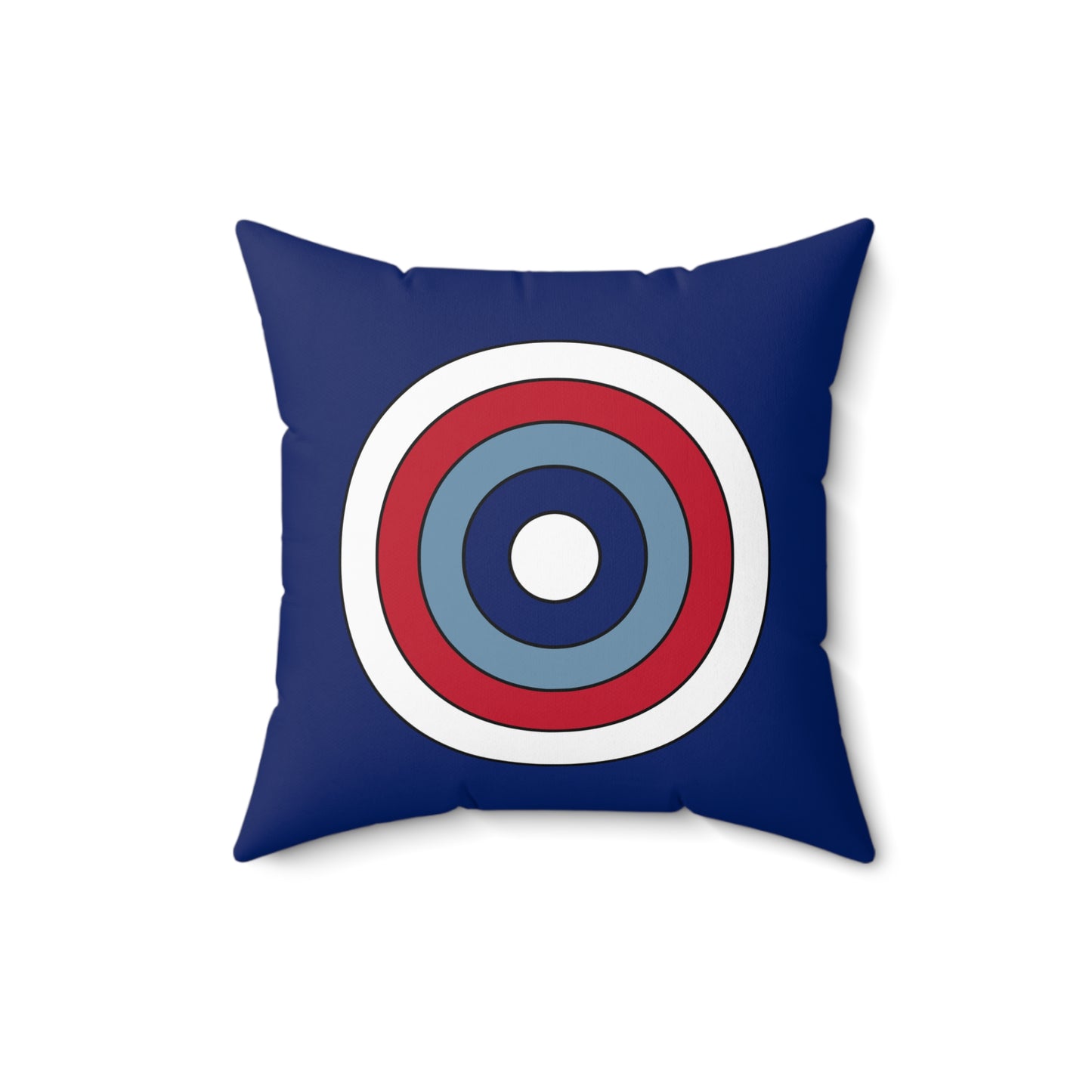 Falkland Islands Retro Target Cushion Pillow