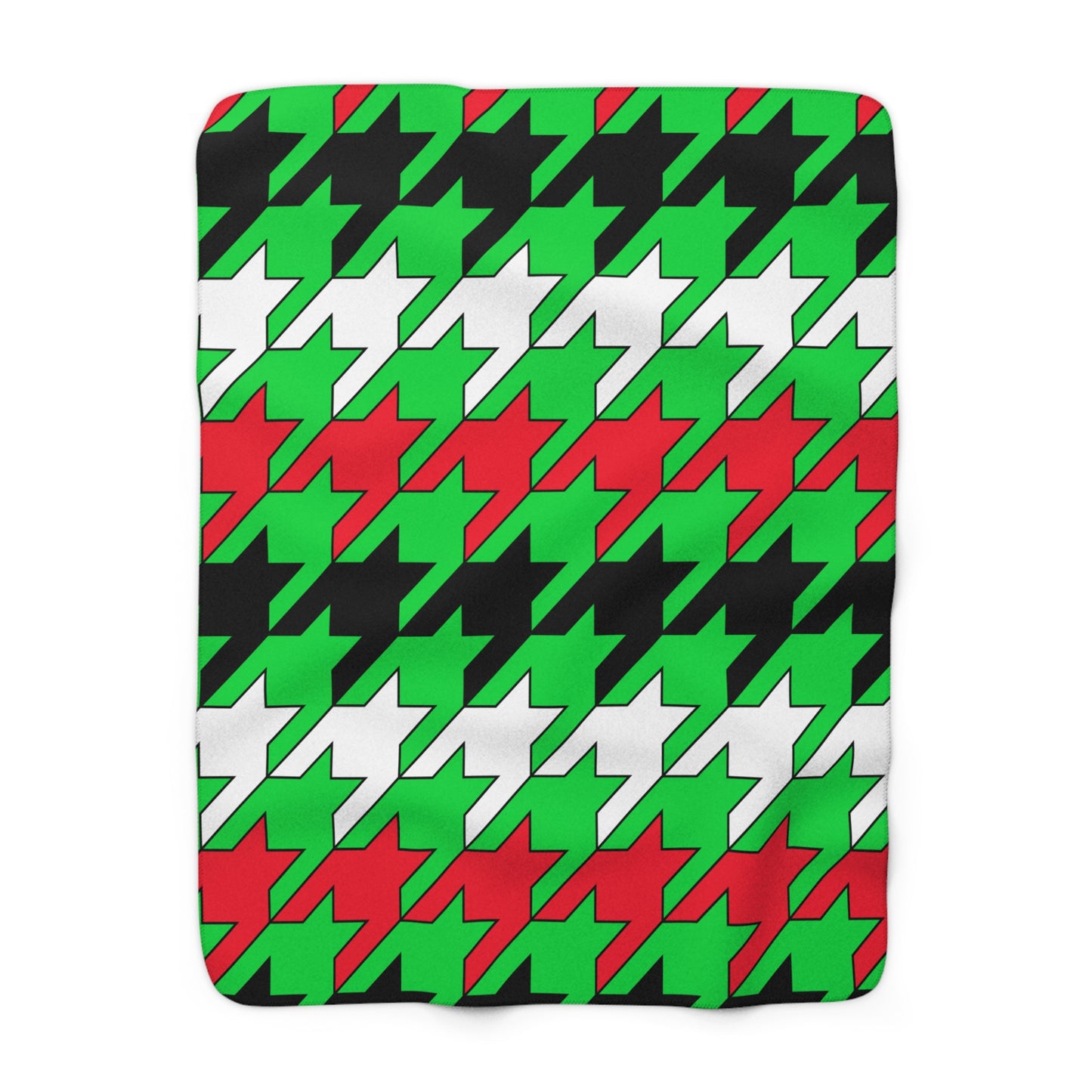 Kuwait Retro Houndstooth Blanket Throw