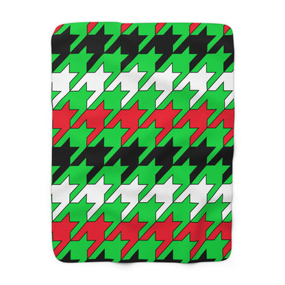 Kuwait Retro Houndstooth Blanket Throw