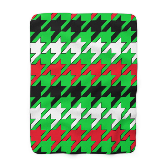 Kuwait Retro Houndstooth Blanket Throw
