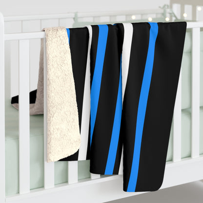 Estonia Retro Stripes Blanket Throw