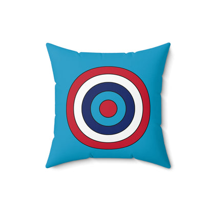 Tuvalu Retro Target Cushion Pillow