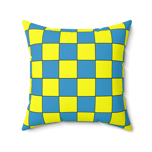 Aruba Retro Check Cushion Pillow