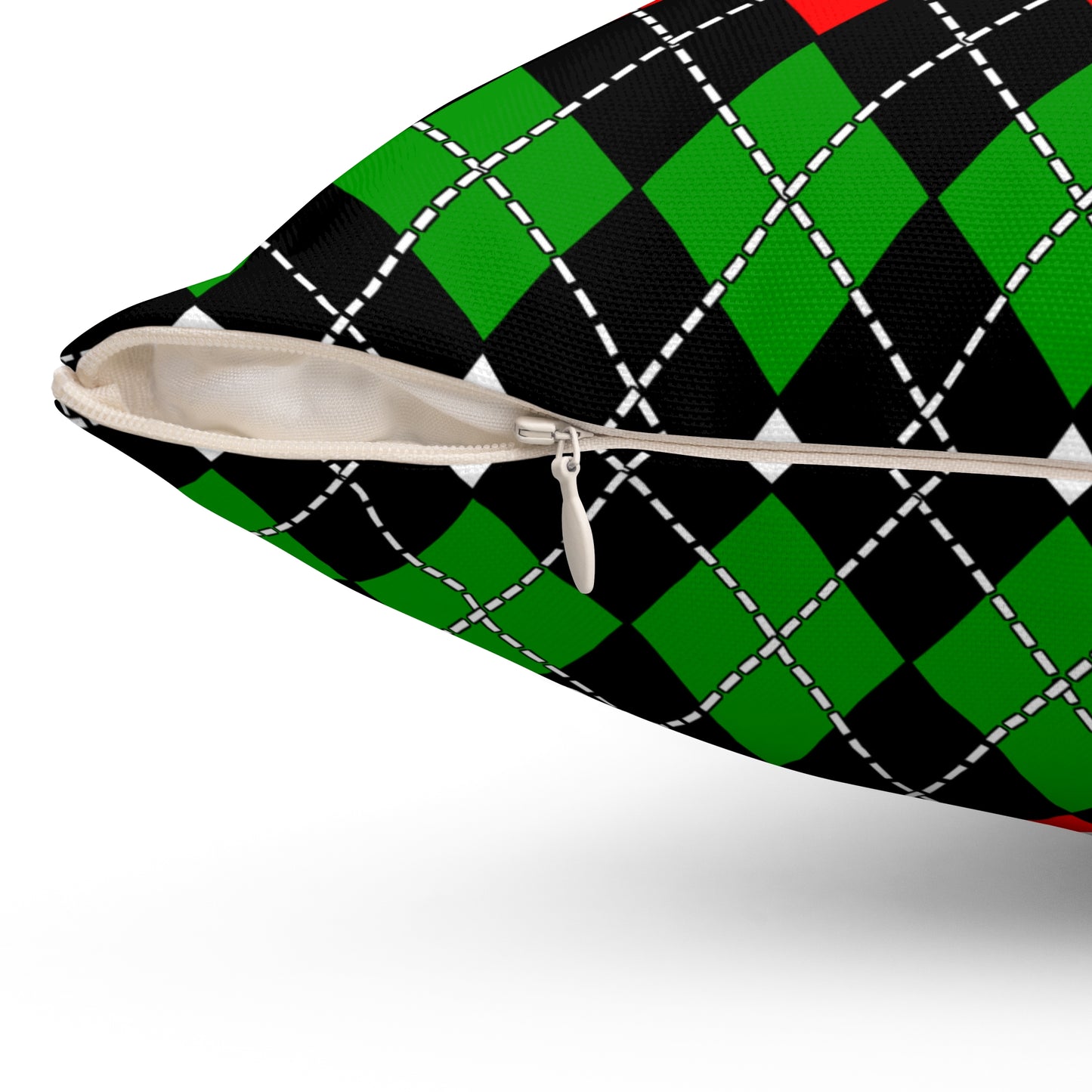 Sudan Retro Argyle Cushion Pillow