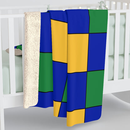 Christmas Island Retro Check Blanket Throw