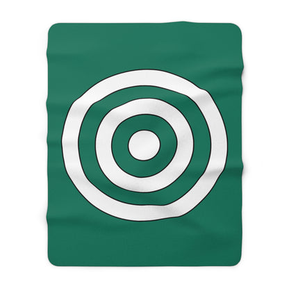 Macao Retro Target Blanket Throw