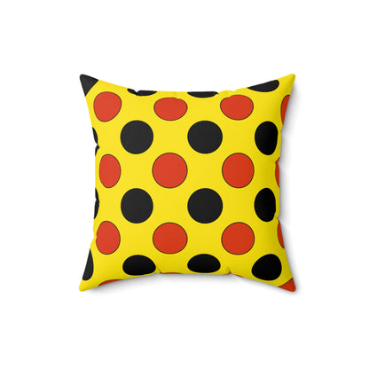 Uganda Retro Polka Dots Cushion Pillow