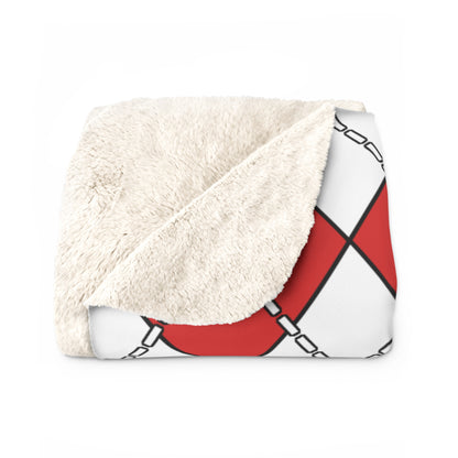 Faroe Islands Retro Argyle Blanket Throw