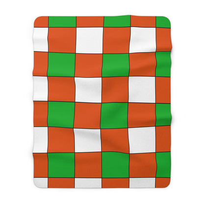 Niger Retro Check Blanket Throw