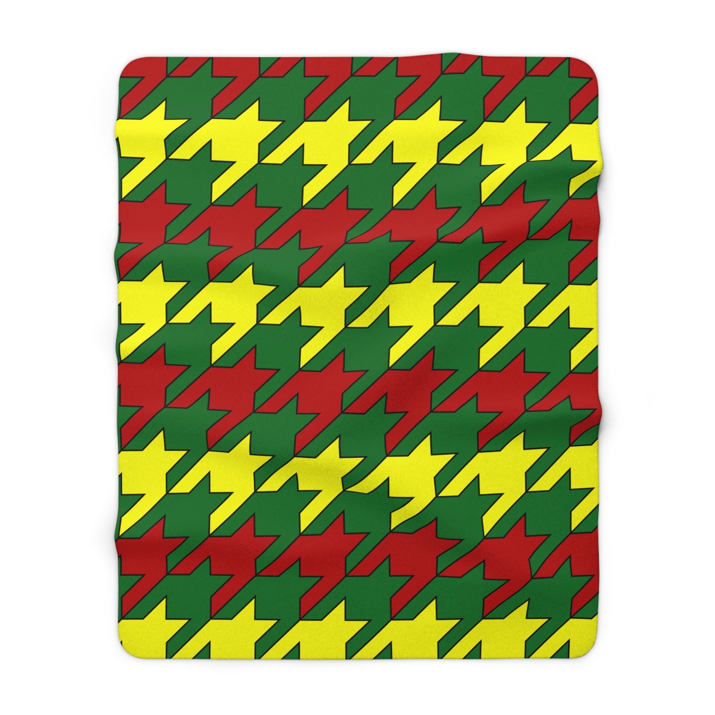Senegal Retro Houndstooth Blanket Throw