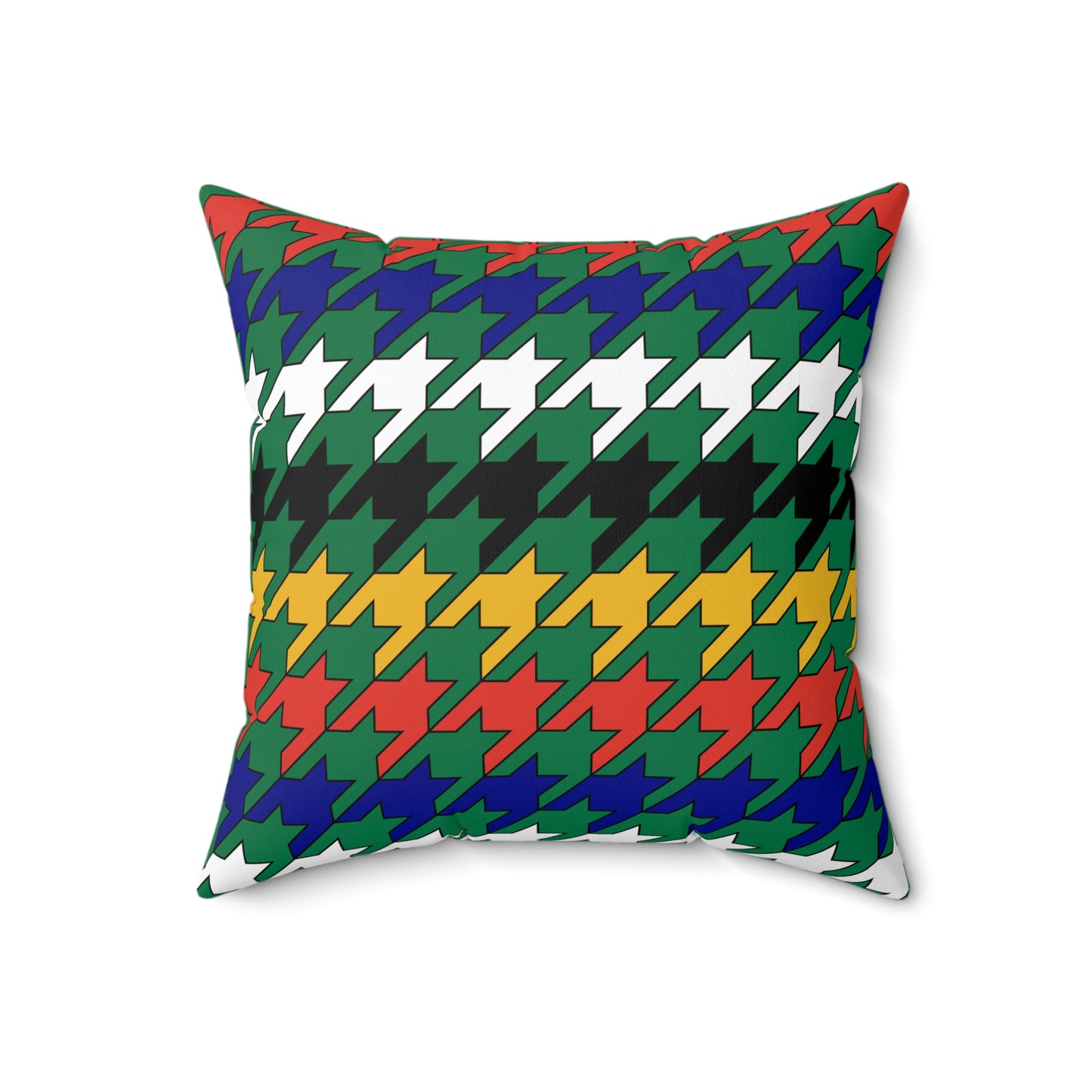 South Africa Retro Houndstooth Cushion Pillow