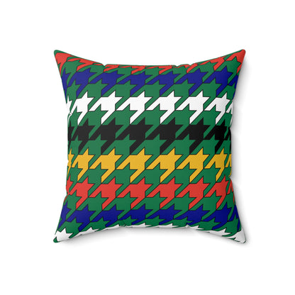 South Africa Retro Houndstooth Cushion Pillow