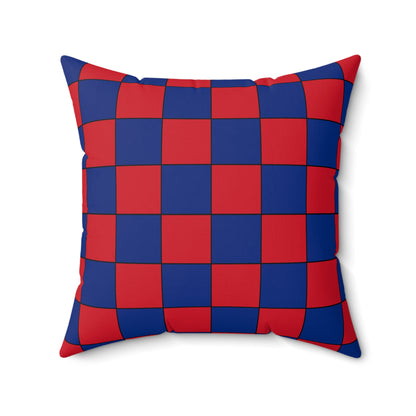 Liechtenstein Retro Check Cushion Pillow