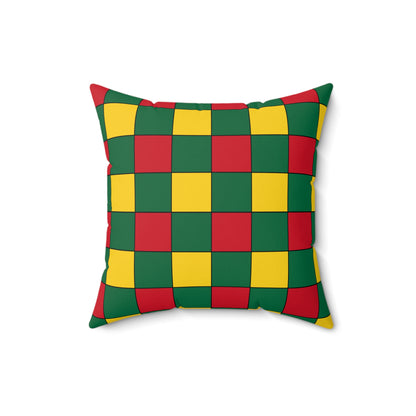 Ghana Retro Check Cushion Pillow