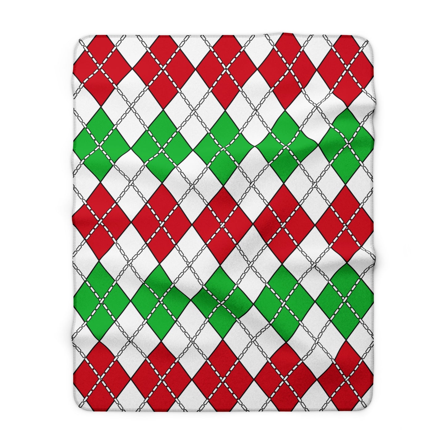 Burundi Retro Argyle Blanket Throw