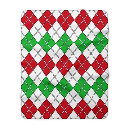 Burundi Retro Argyle Blanket Throw