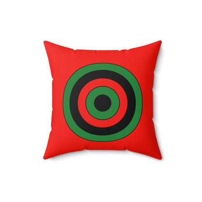 Malawi Retro Target Cushion Pillow