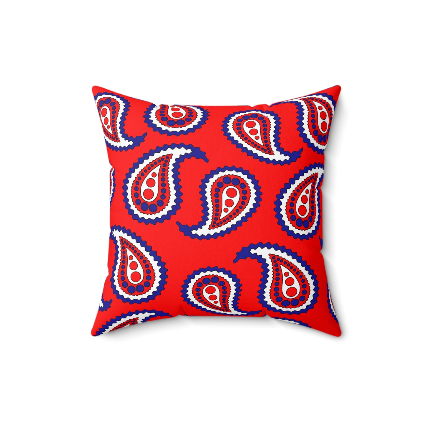 Croatia Retro Paisley Cushion Pillow