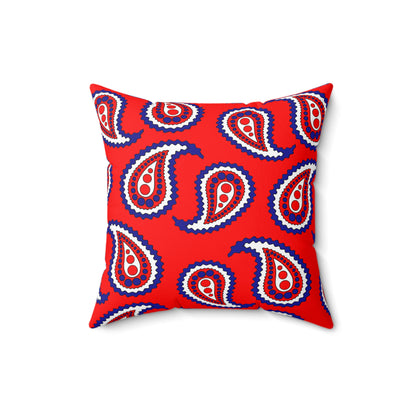 Croatia Retro Paisley Cushion Pillow