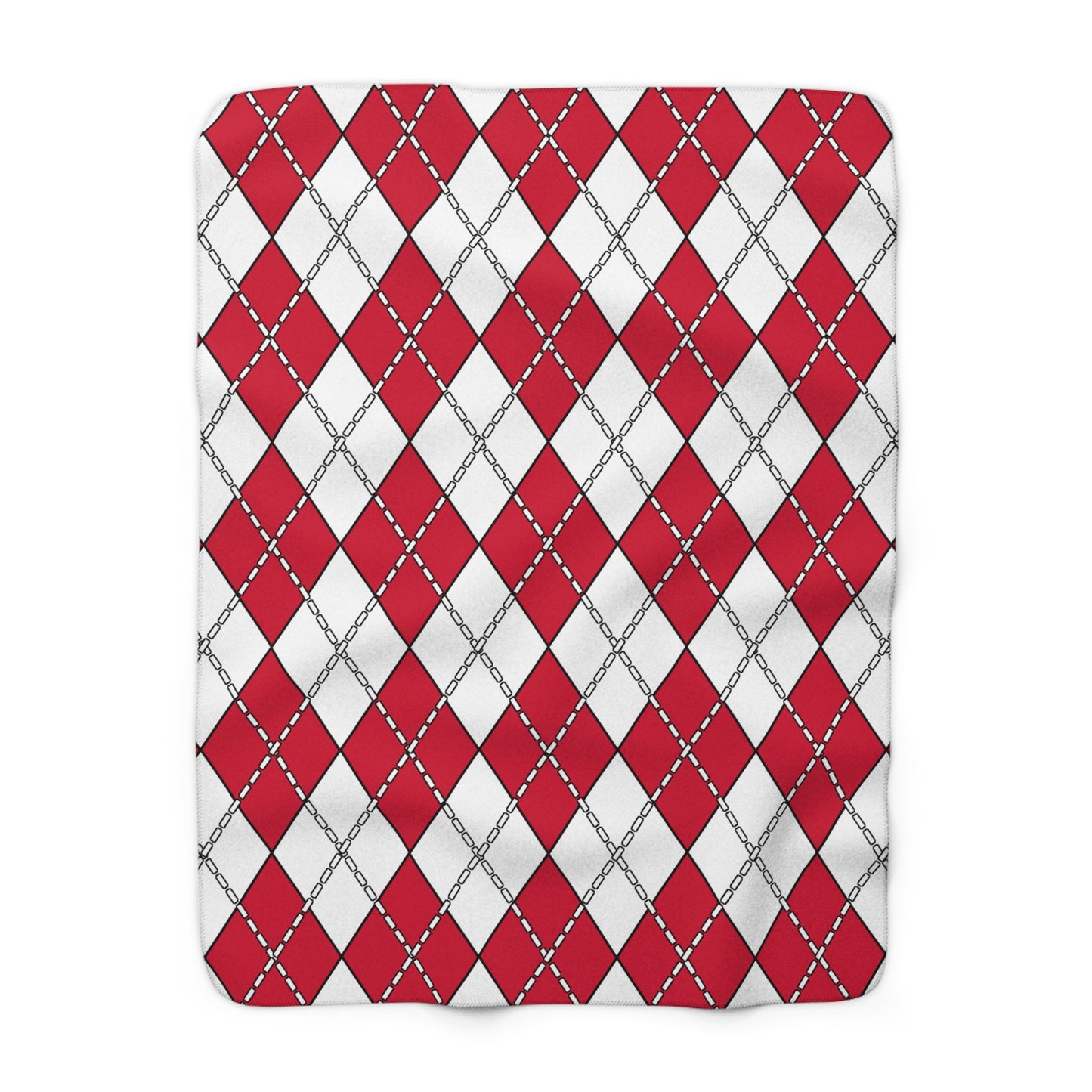 Greenland Retro Argyle Blanket Throw