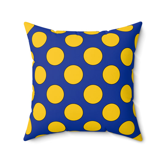 European Union Retro Polka Dots Cushion Pillow