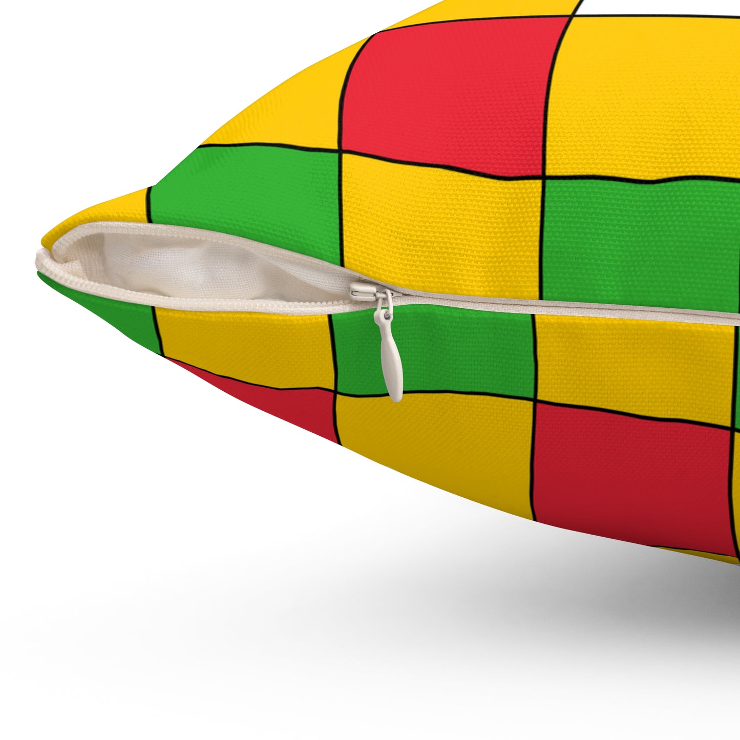 Myanmar Retro Check Cushion Pillow